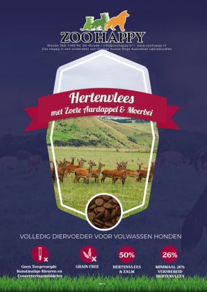 Hertenvlees met Zoete Aardappel & Moerbei 