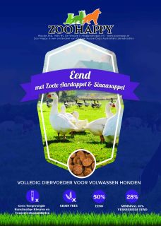 Eend met Zoete Aardappel & Sinaasappel
